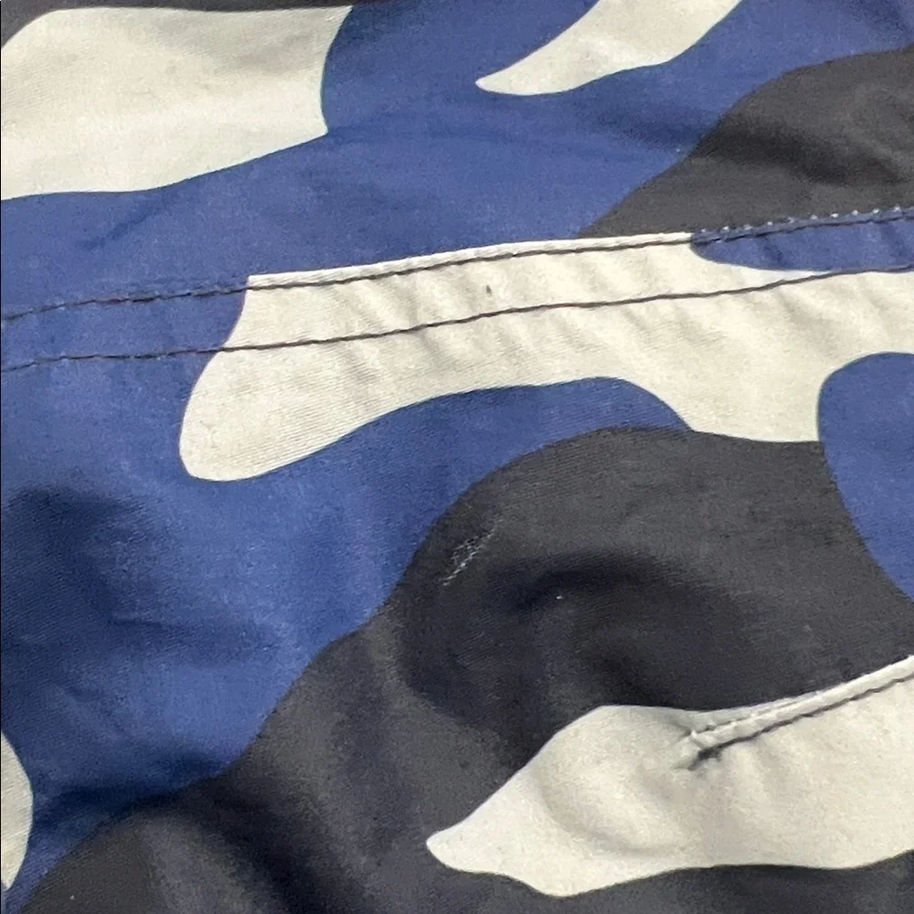 Mini Boden blue camo waterproof snow pants kids 4-5 years